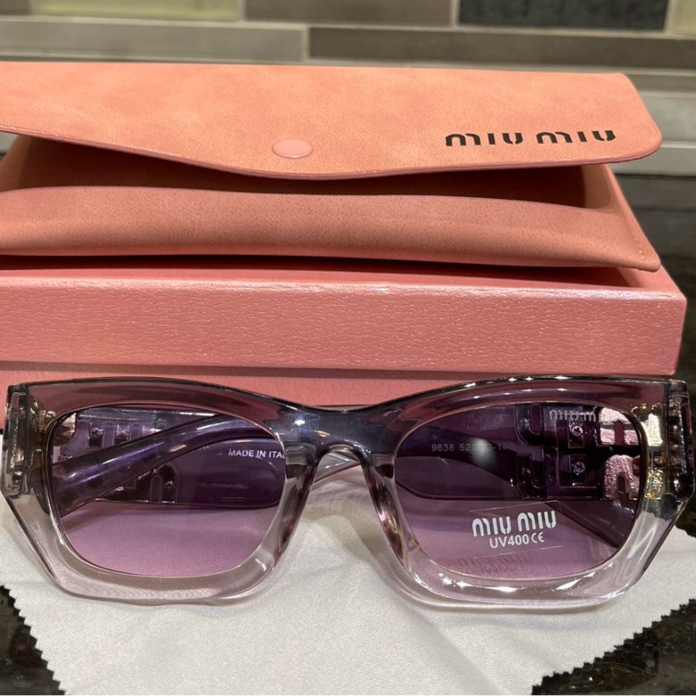 Miu Miu Lavender Sunglasses